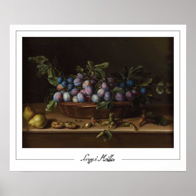 Louise Moillon Zedign Art Poster #8 (Framsidan)