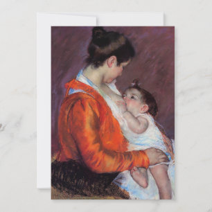 Louise Nursing Hennes barn Mary Cassatt