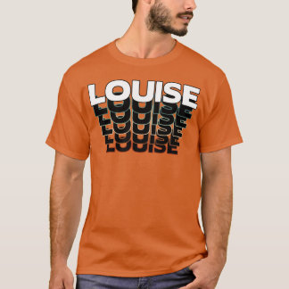 Louise Rolig Retro Vintage Solnedgång Louise 80-ta T Shirt