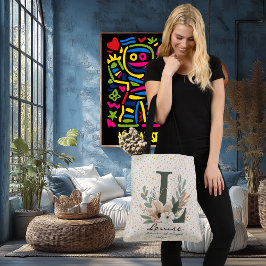 Louise's Radiant Strength - Boho Chic Monogram Axelväska
