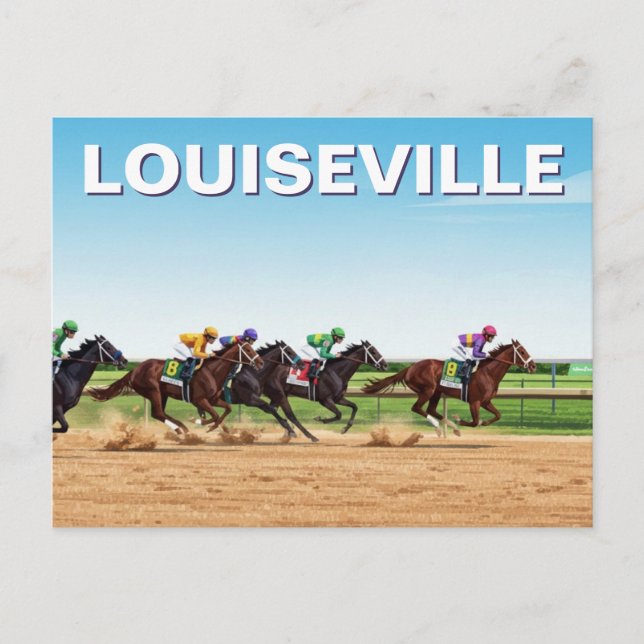 Louiseville Kentucky Resa Vykort (Framsida)