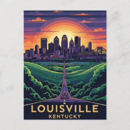 Louiseville Kentucky Travel Vykort