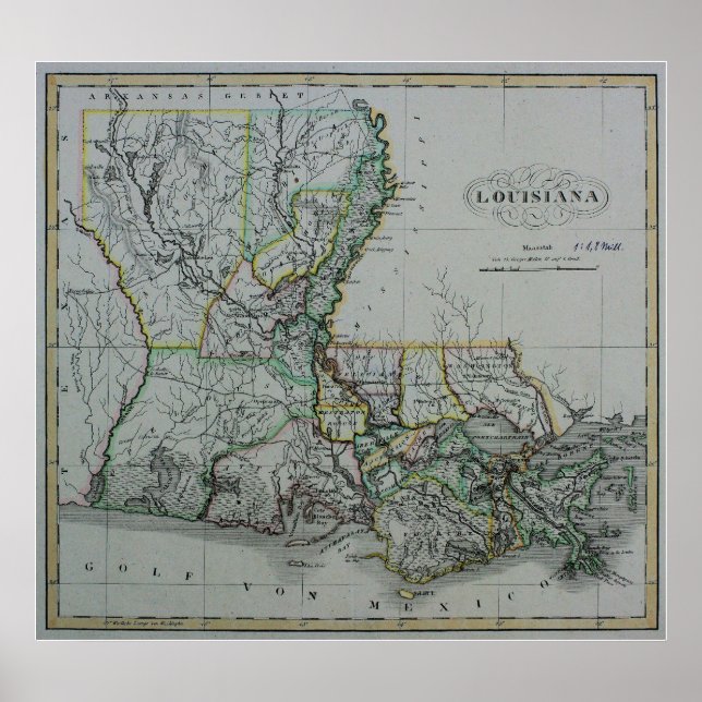 Louisiana: 1824 poster (Framsidan)