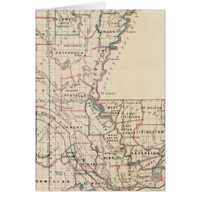 Louisiana 2 hälsningskort (Framsidan)