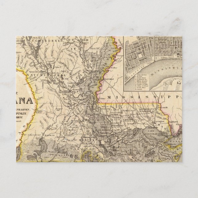 Louisiana 5 vykort (Framsida)