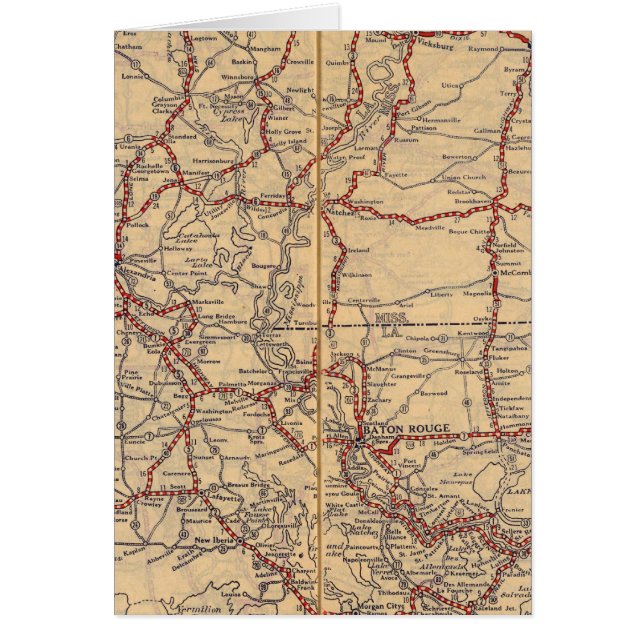 Louisiana 9 hälsningskort (Framsidan)