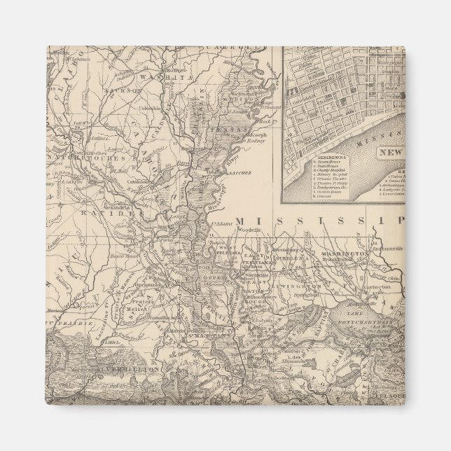 Louisiana 9 magnet (Framsidan)
