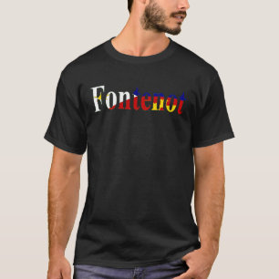 Louisiana Acadian Flagga Fontenot Cajun Pride T Shirt