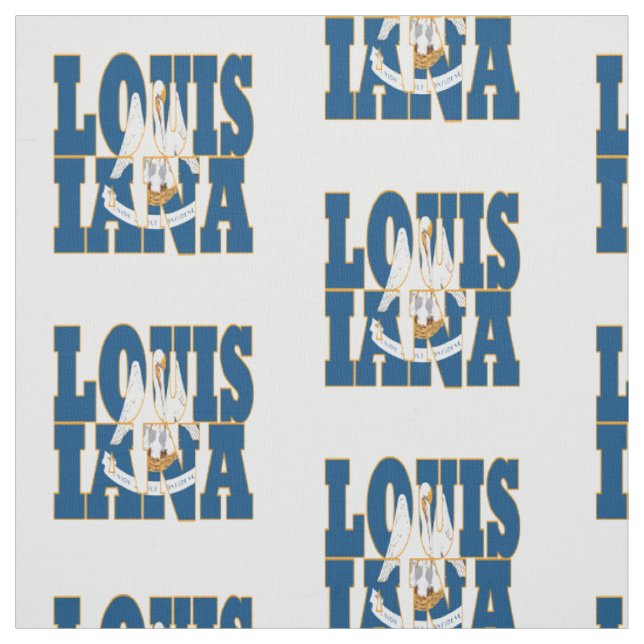 Louisiana amerikansk statsflagga tyg (Provkarta)