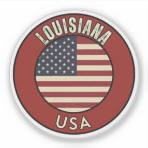 Louisiana Amerikas förenta stater Klistermärken