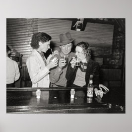 Louisiana Bar, 1938. Vintage Foto Poster