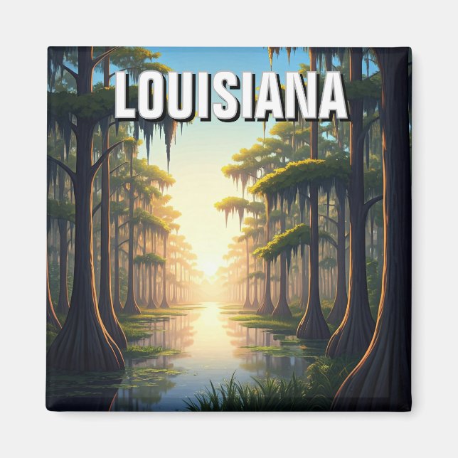 Louisiana Barataria Preserve Magnet (Framsidan)