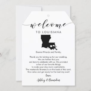 Louisiana Bröllop Välkommen Märkre, Brev Itinerary