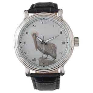 Louisiana brun pelikan armbandsur