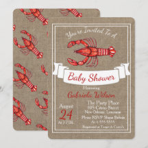 Louisiana Cajun Kräftor Baby Shower