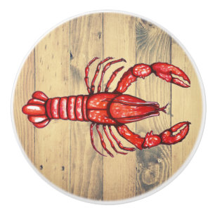 Louisiana Cajun kräftor- & träplankor Knopp