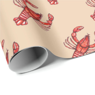 Louisiana Cajun kräftoranpassningsbar Presentpapper