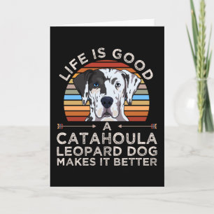 Louisiana Catahoula Leopard Hund Gift Kort