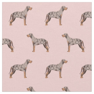 louisiana catahoula leopard hund rosa tyg