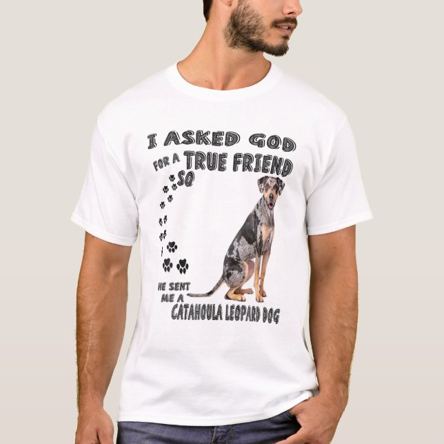 Louisiana Catahoula Leopard Quote Mamma Pappa, Cat T Shirt (Framsida)
