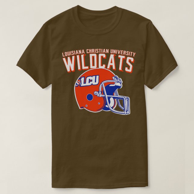 Louisiana Christian Universiteten Wildcat TShirt T Shirt (Design framsida)