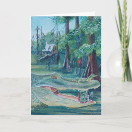 Louisiana Christmas card Kort
