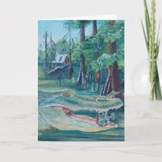 Louisiana Christmas card Kort