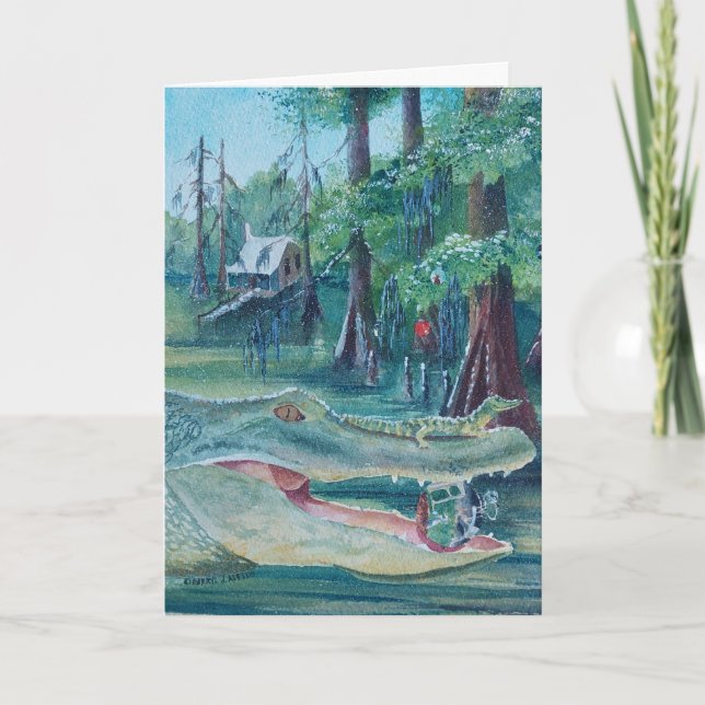 Louisiana Christmas card Kort (Framsida)