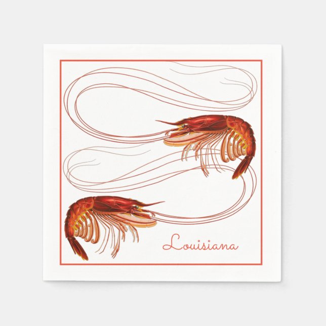Louisiana Crayfish Pappersservett (Framsidan)