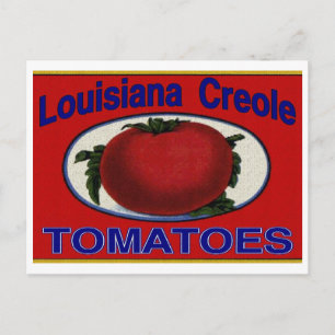 Louisiana Creole Tomates Vykort