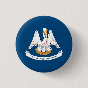 Louisiana delstatsflagga knapp