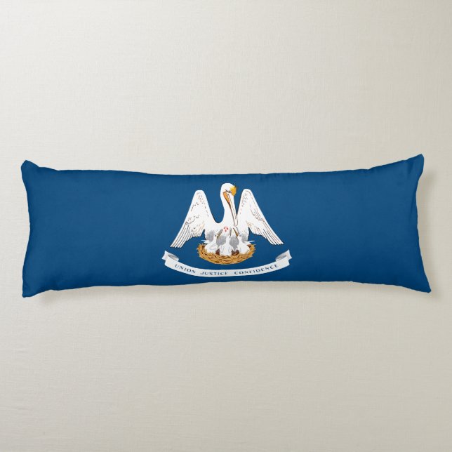 Louisiana delstatsflagga kroppskudde (Baksidan)