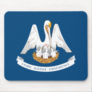 Louisiana delstatsflagga musmatta