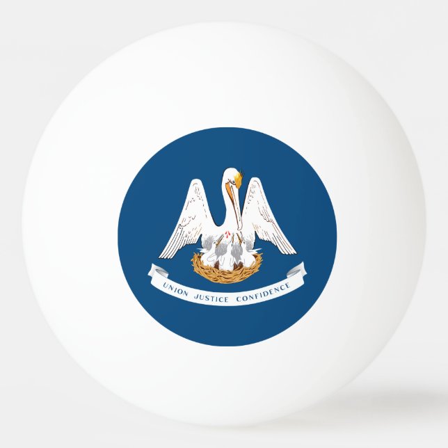 Louisiana delstatsflagga pingisboll (Framsidan)