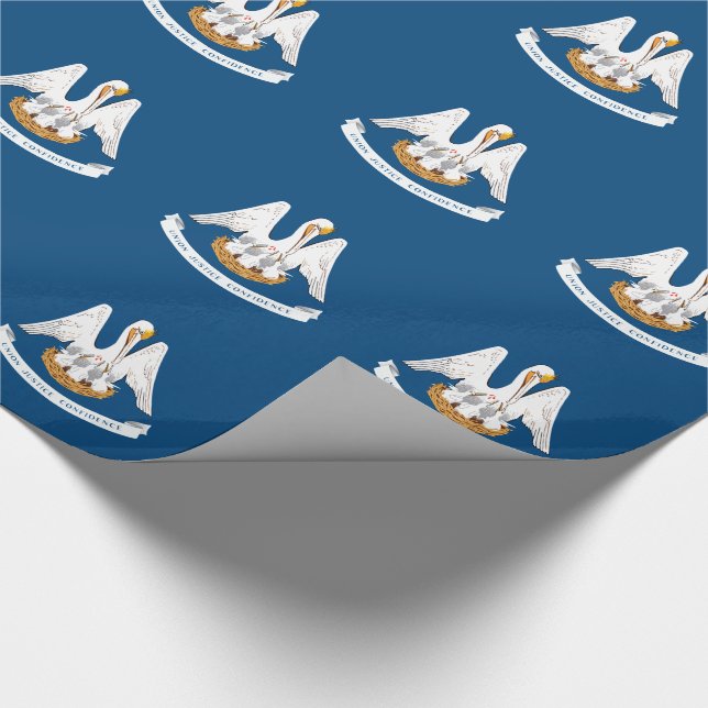 Louisiana delstatsflagga presentpapper (Hörn)