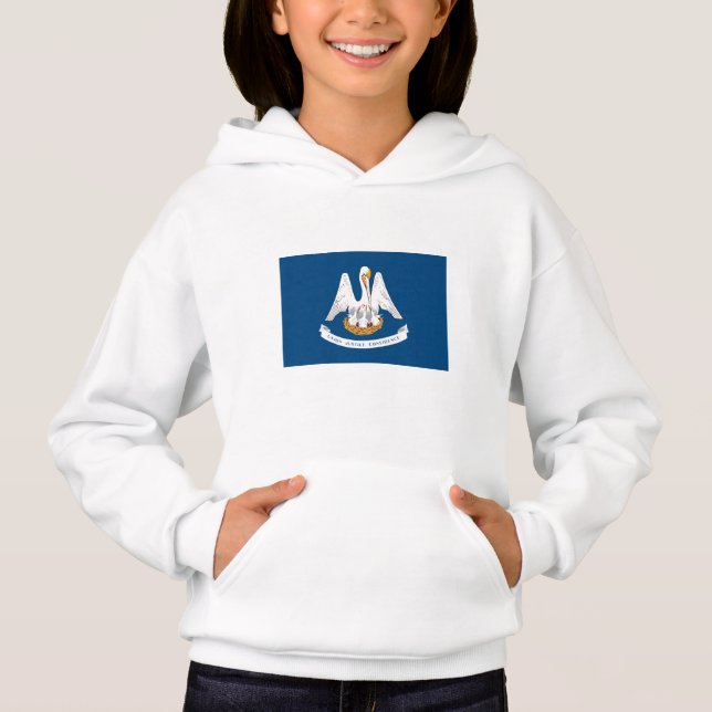 Louisiana delstatsflagga t shirt (Framsida)