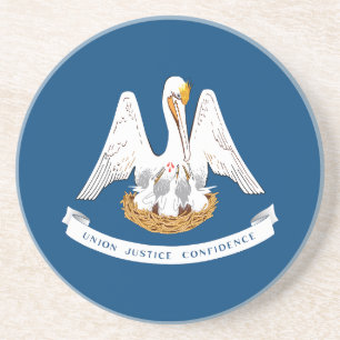 Louisiana delstatsflagga underlägg