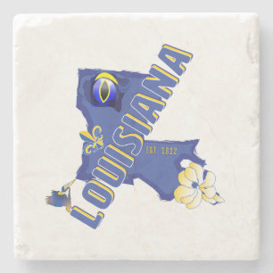 Louisiana drinkkustfartyg stenunderlägg