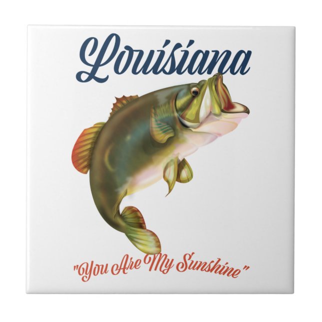 Louisiana "du är min Solsken" Kakelplatta (Framsidan)
