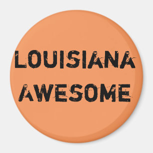 Louisiana enorm citationsteckenmagnet magnet
