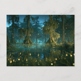 Louisiana Firefly Bayou vykort