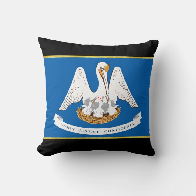Louisiana flagga kudde (Framsida)
