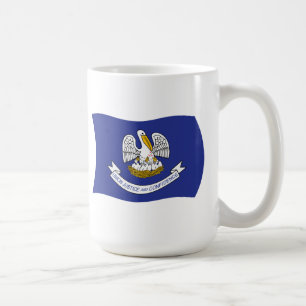 Louisiana Flagga Mugg