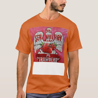 Louisiana flagga tillverkad med Abita Strawberry ö T Shirt