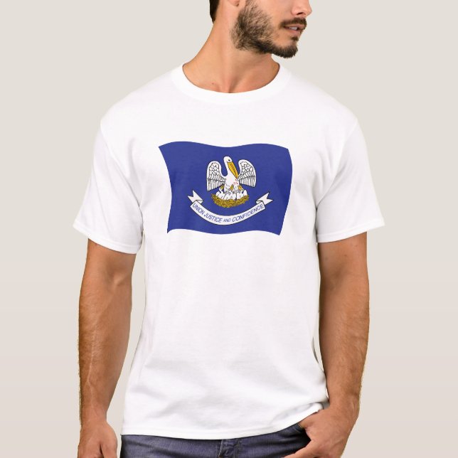 Louisiana Flagga Tröja (Framsida)