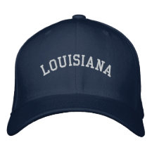 Louisiana Flexfiit Wool Cap Navy Blue