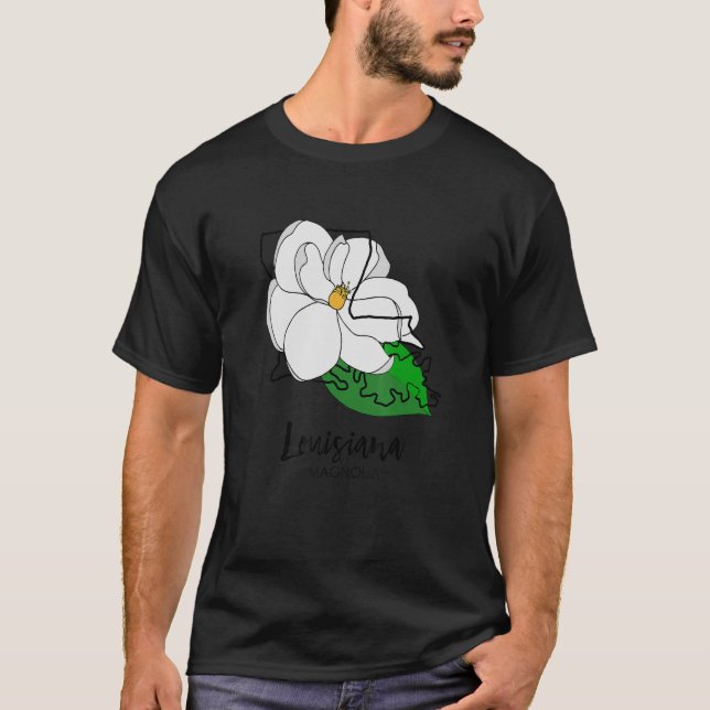 Louisiana Flower T Shirt (Framsida)