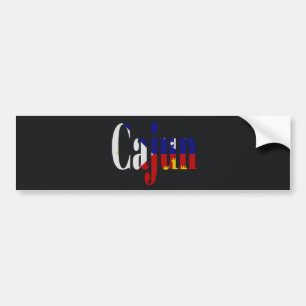 Louisiana för flagga för Cajun pride Acadian Bildekal