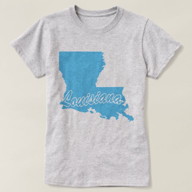 Louisiana-formad t-shirt (Design framsida)
