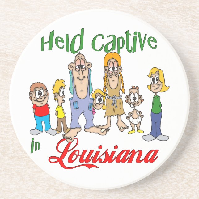 Louisiana Funny Trailer Park Sandstone Underlägg (Framsidan)